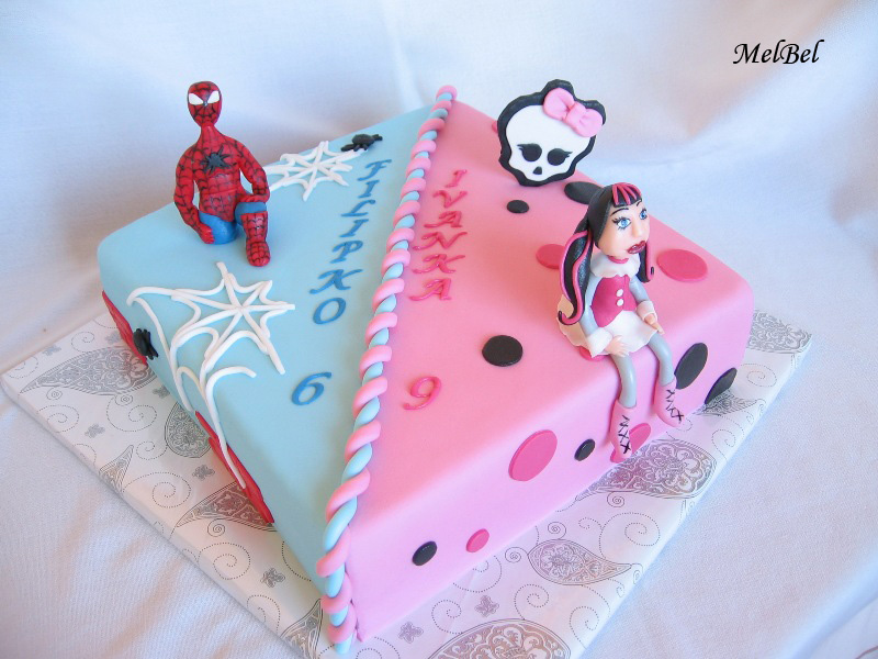 Dvojitá oslava - Spiderman a Monster High